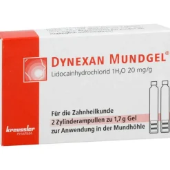 Dynexan Mundgel Zylinderampullen, 2X1.7 g