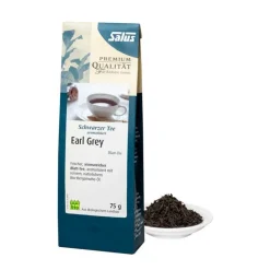 Earl Grey Schwarzer Tee Blatt-Tee bio Salus, 75 g