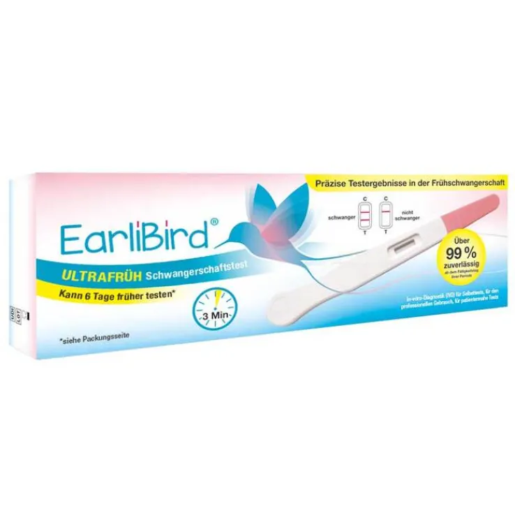 Earlibird Ultrafrüh Schwangerschaftstest Urin, 1 St