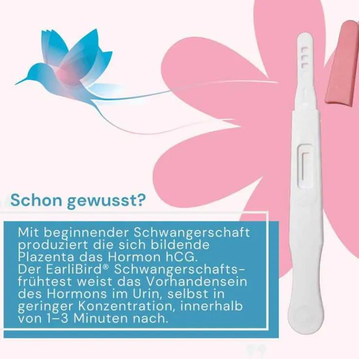 Earlibird Ultrafrüh Schwangerschaftstest Urin, 1 St
