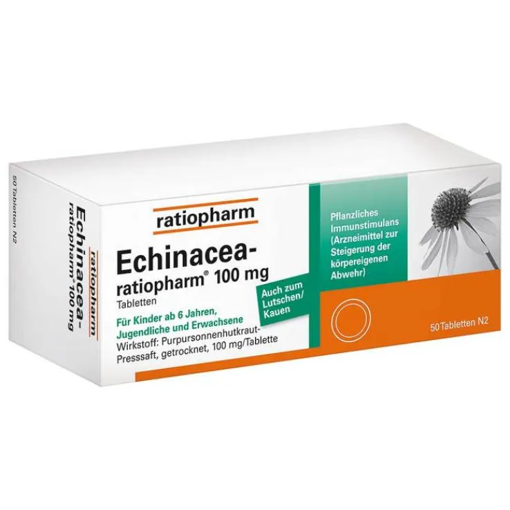 Echinacea-ratiopharm® 100 mg Tabletten, 50 St