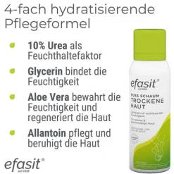 Efasit Fuß Schaum trockene Haut, 125 ml