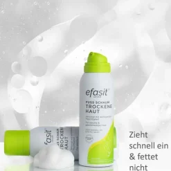 Efasit Fuß Schaum trockene Haut, 125 ml