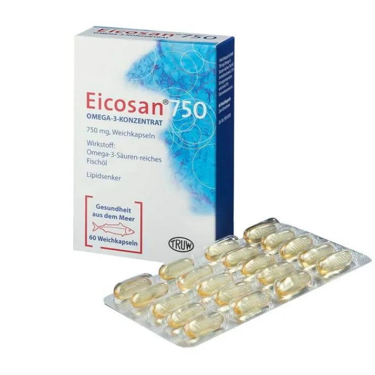 Eicosan 750 Omega 3 Konzentrat, 60 St