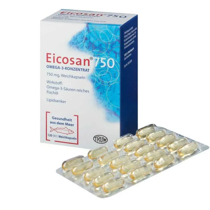 Eicosan 750 Omega 3 Konzentrat, 120 St
