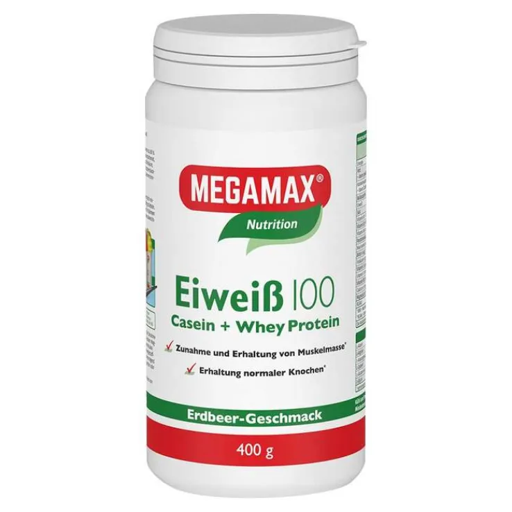 Eiweiss 100 Erdbeer Megamax, 400 g