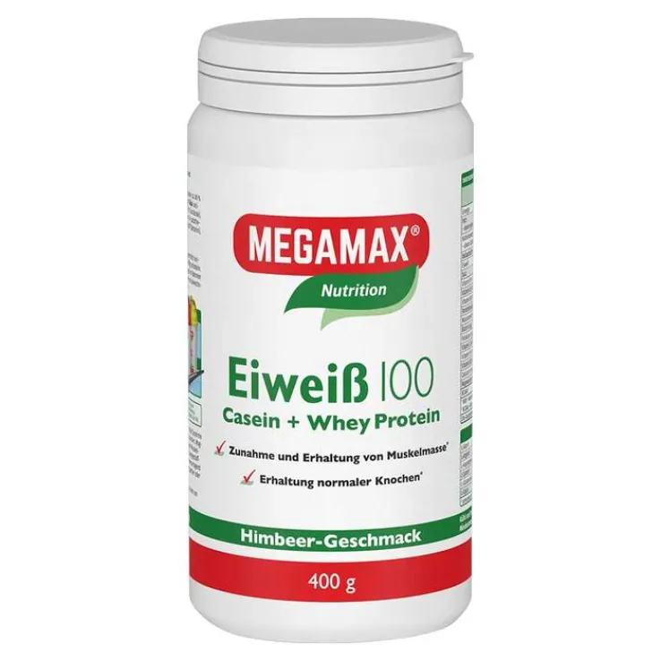 Eiweiss 100 Himbeer Quark Megamax, 400 g