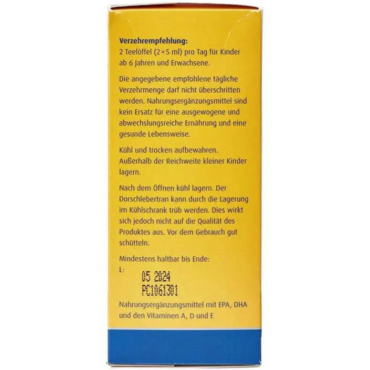 Elasan family Lebertran, 150 ml