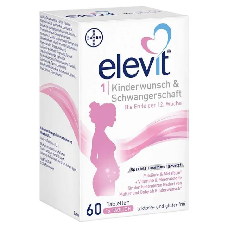 Elevit 1 Kinderwunsch & Schwangerschaft Tabletten, 1X60 St
