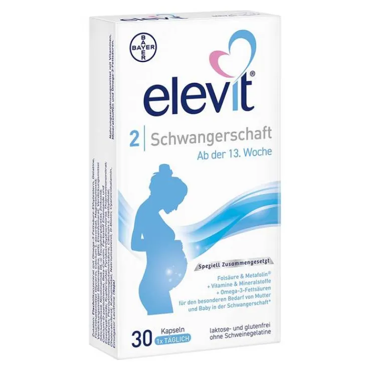 Elevit 2 Schwangerschaft Weichkapseln, 30 St