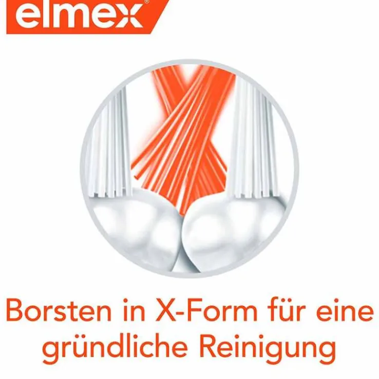 Elmex Interx medium Kurzkopf Zahnbürste, 1 St