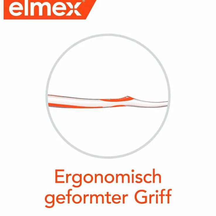 Elmex Interx medium Kurzkopf Zahnbürste, 1 St
