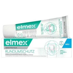 Elmex Sensitive Plus Rundumschutz Zahnpasta, 75 ml