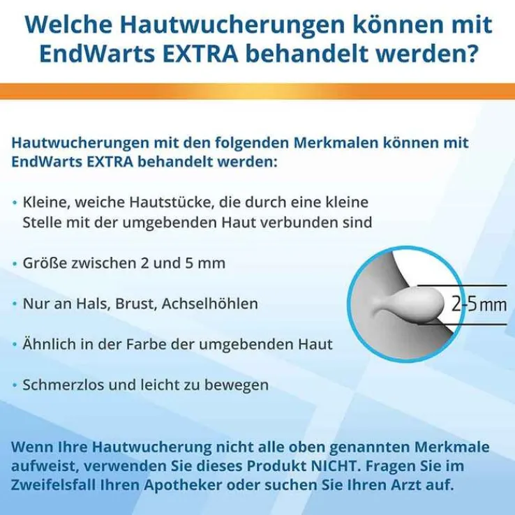 EndWarts® Extra gegen Stielwarzen, 14.3 g