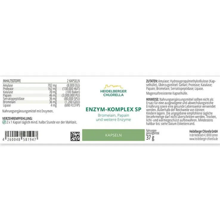 Enzym Komplex SP Kapseln, 60 St