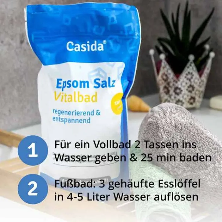 Epsom Salz Vitalbad, 1 kg