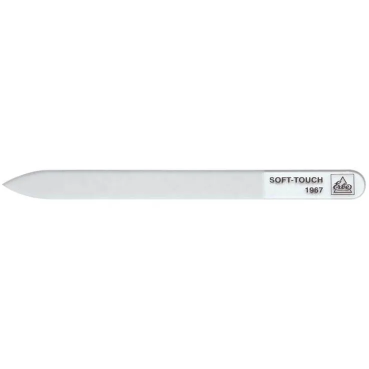 Erbe Glasfeile 14 cm Soft-Touch glasklar einseitig, 1 St