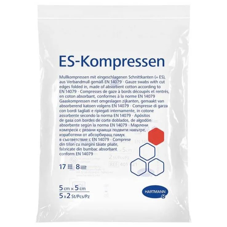 ES-Kompressen steril 5x5 cm 8fach, 5X2 St