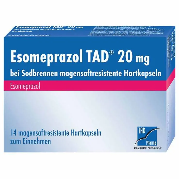 Esomeprazol TAD® 20 mg bei Sodbrennen, 14 St