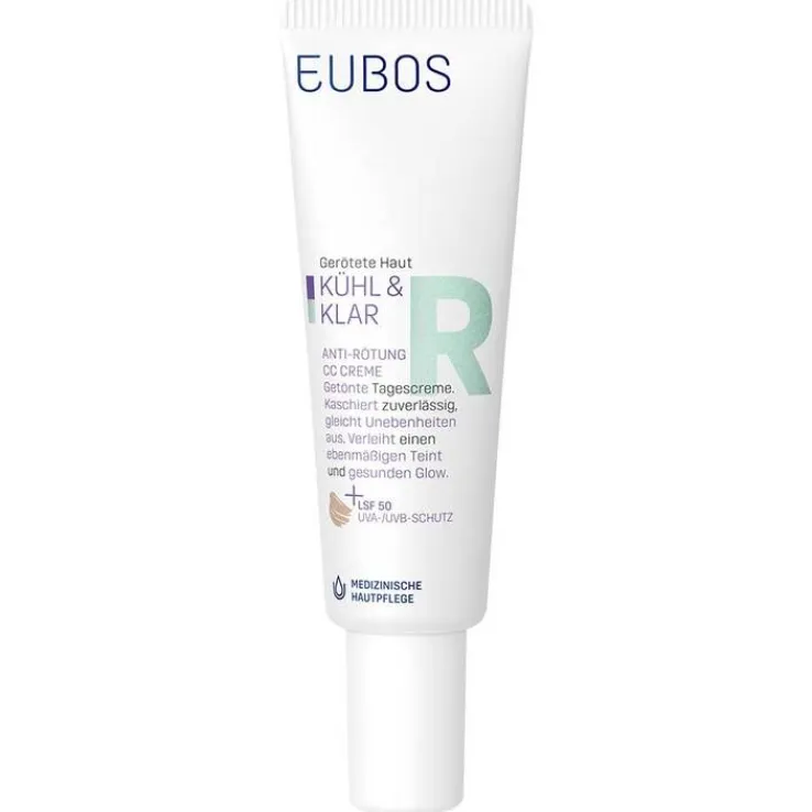Eubos Kühl & Klar Anti-Rötung CC Creme LSF 50, 30 ml