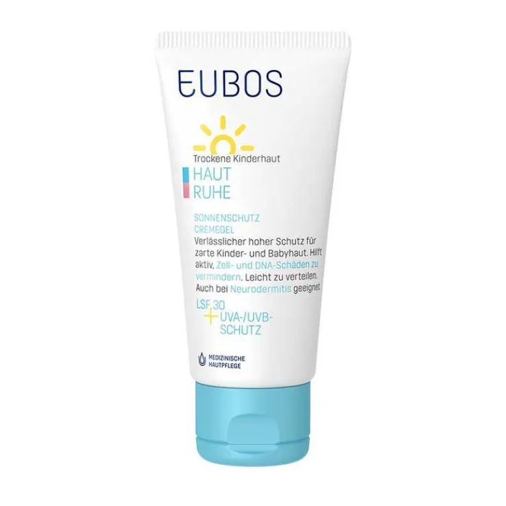 Eubos Kinder Haut Ruhe Sonnenschutzcreme Gel LSF 30 + Uva, 50 ml
