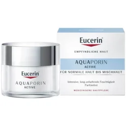 Eucerin Aquaporin Active Creme normale bis Mischhaut, 50 ml
