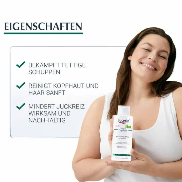 Eucerin DermoCapillaire Anti-Schuppen Gel Shampoo, 250 ml