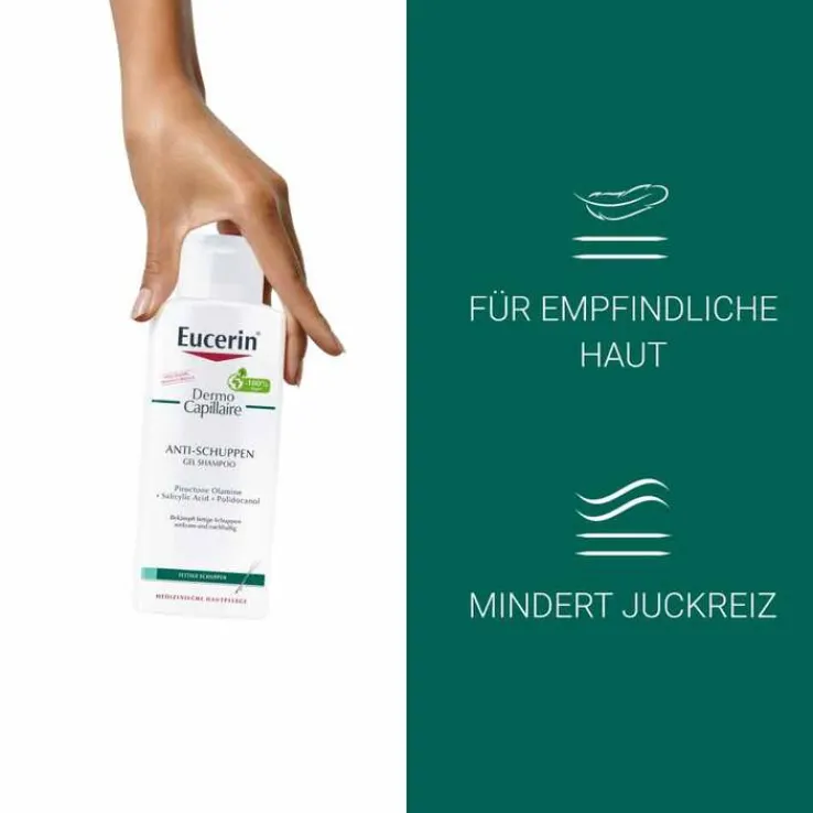 Eucerin DermoCapillaire Anti-Schuppen Gel Shampoo, 250 ml