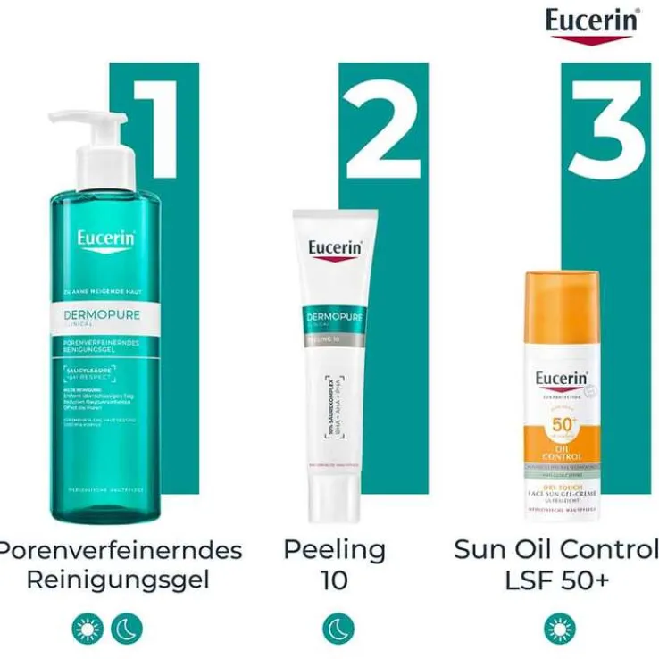 Eucerin Dermopure Clinical Peeling 10 Nachtcreme, 40 ml