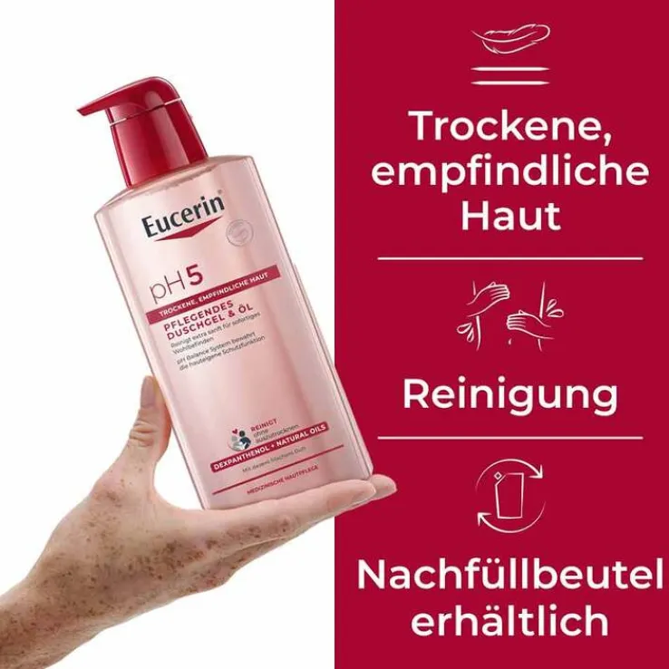 Eucerin pH5 Duschgel & Öl empfindliche Haut, 400 ml