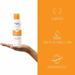 Eucerin Sun Oil Control Body transparent Aerosol LSF 50, 200 ml