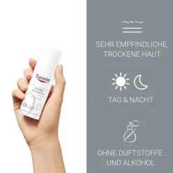 Eucerin UltraSensitive Beruhigende Pflege für trockene Haut, 50 ml