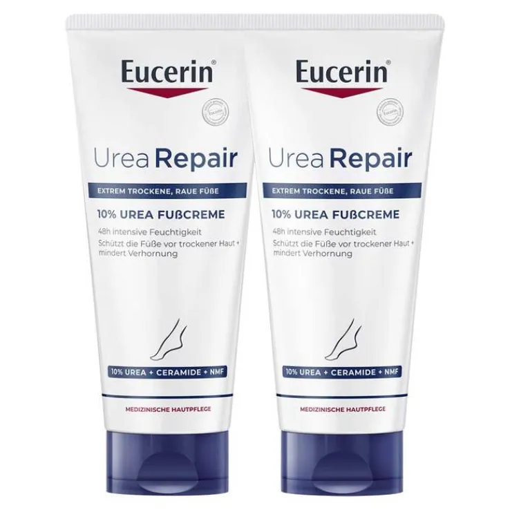 Eucerin Urearepair Fußcreme 10% , 2X100 ml