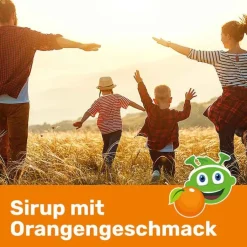 Eunova Junior Sirup mit Orangengeschmack, 150 ml