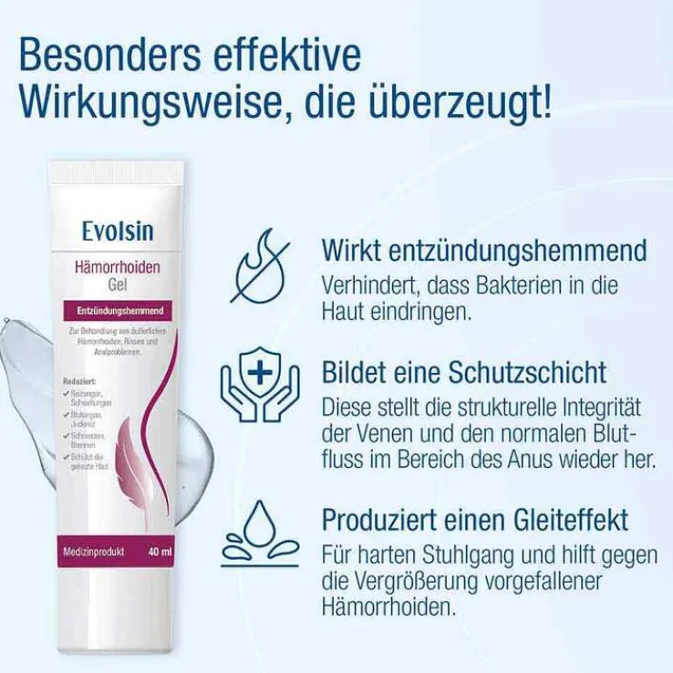 Evolsin® Hämorrhoiden Gel, 40 ml