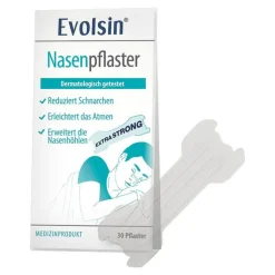 Evolsin Nasenpflaster extra stark transparent, 30 St