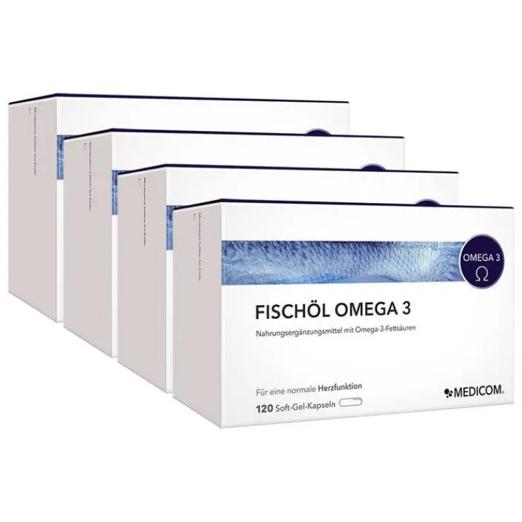 Fischöl Omega 3 Weichkapseln, 4X120 St