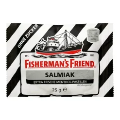 Fishermans Friend Salmiak ohne Zucker Pastillen, 25 g