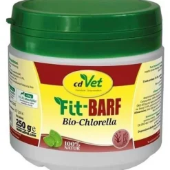 Fit-Barf Bio-Chlorella Pulver für Hunde und Katzen, 250 g