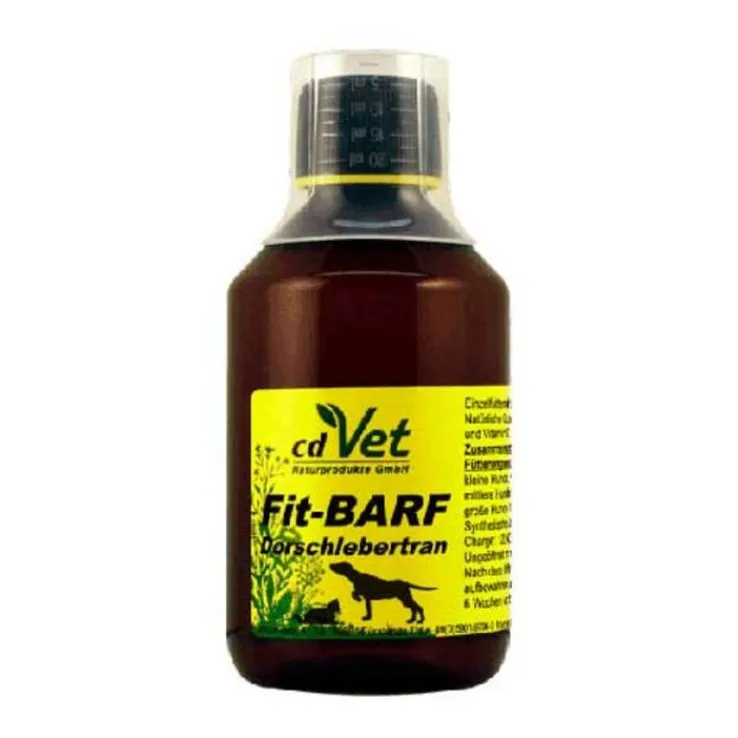 Fit-Barf Dorschlebertran vet. (für Tiere), 250 ml