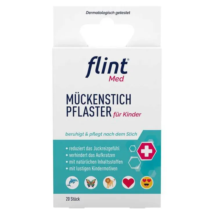 Flint Med Mückenstich Pflaster für Kinder, 20 St