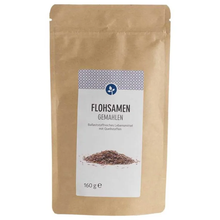 Flohsamen gemahlen Pulver, 160 g