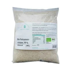 Flohsamenschalen Bio 99% Reinheit, 400 g