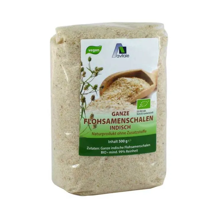 Flohsamenschalen indisch Bio, 500 g