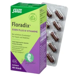 Floradix Eisen plus B Vitamine Kapseln, 40 St