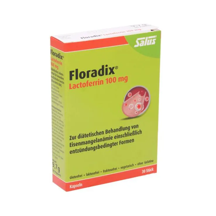 Floradix Lactoferrin 100 mg Kapseln, 30 St