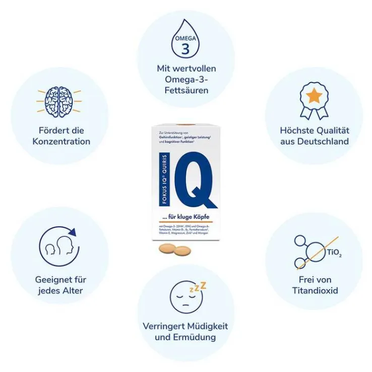 Fokus IQ Quiris Weichkapseln, 120 St