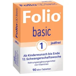 Folio 1 basic jodfrei Filmtabletten, 90 St