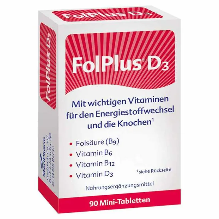 Folplus + D3 Tabletten, 90 St