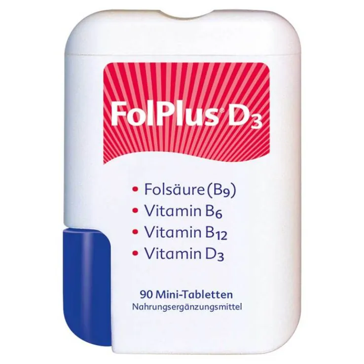 Folplus + D3 Tabletten, 90 St